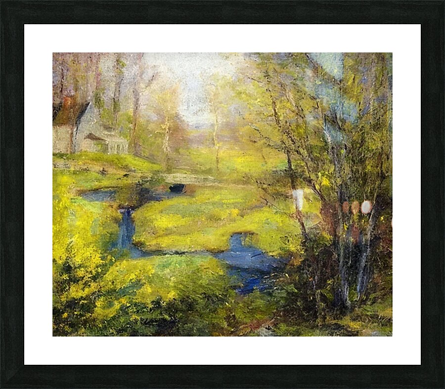 Robert Vonnoh 9 Picture Frame print