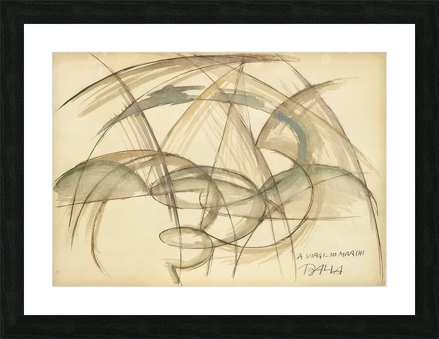 Artwork by Giacomo Balla  22 Picture Frame print