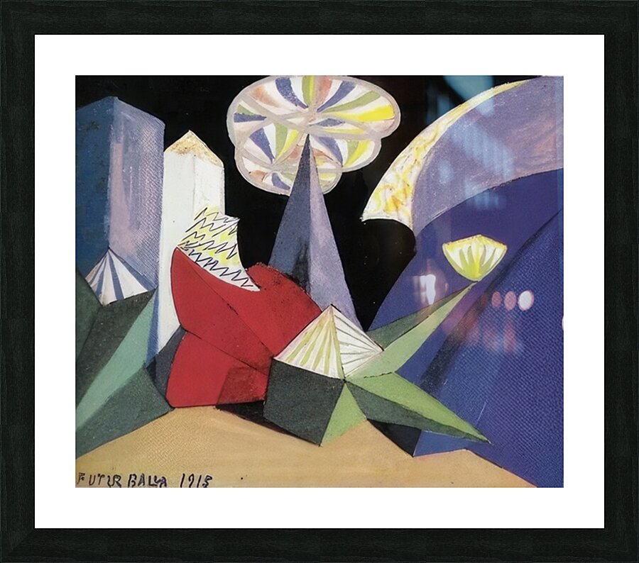 Artwork by Giacomo Balla  33 Picture Frame print