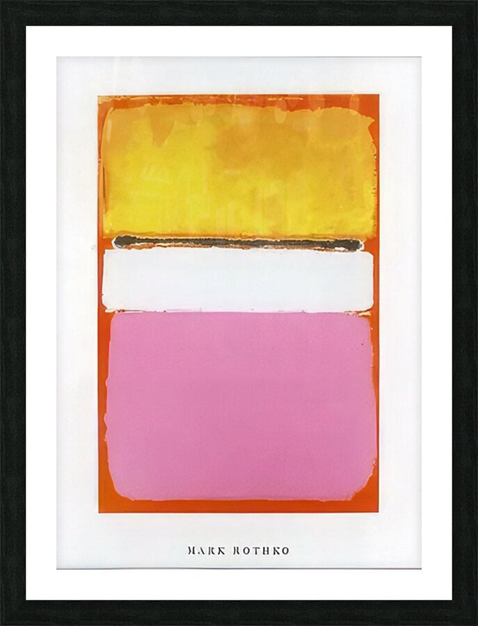 Art by Mark Rothko 10 Picture Frame print