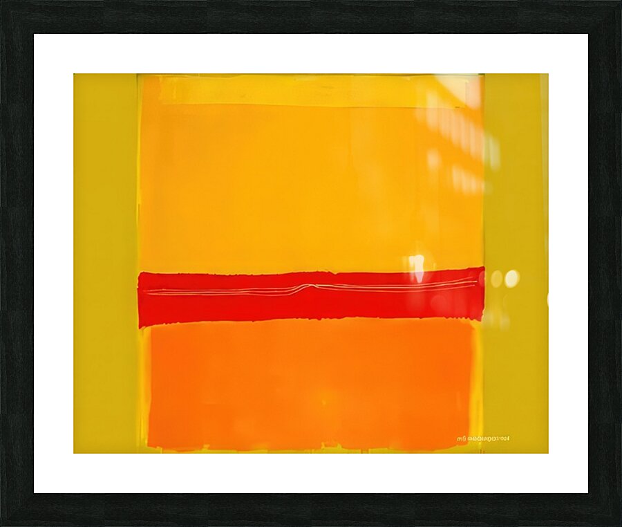Mark Rothko 18 Picture Frame print