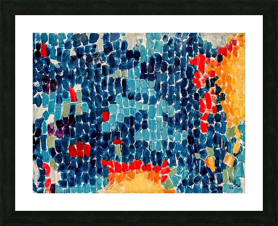 Alma Thomas 9 Picture Frame print