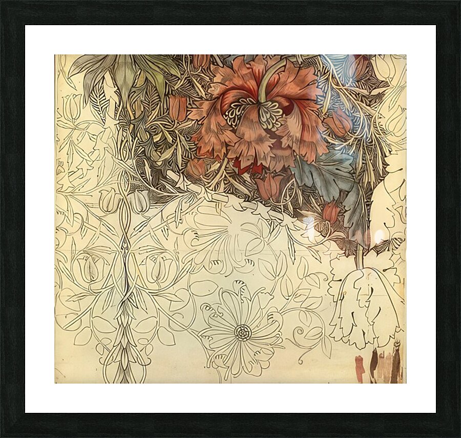 William Morris 4 Picture Frame print