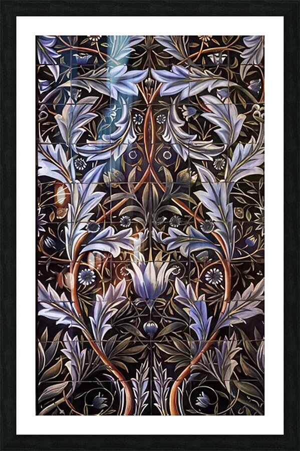 William Morris 9 Picture Frame print