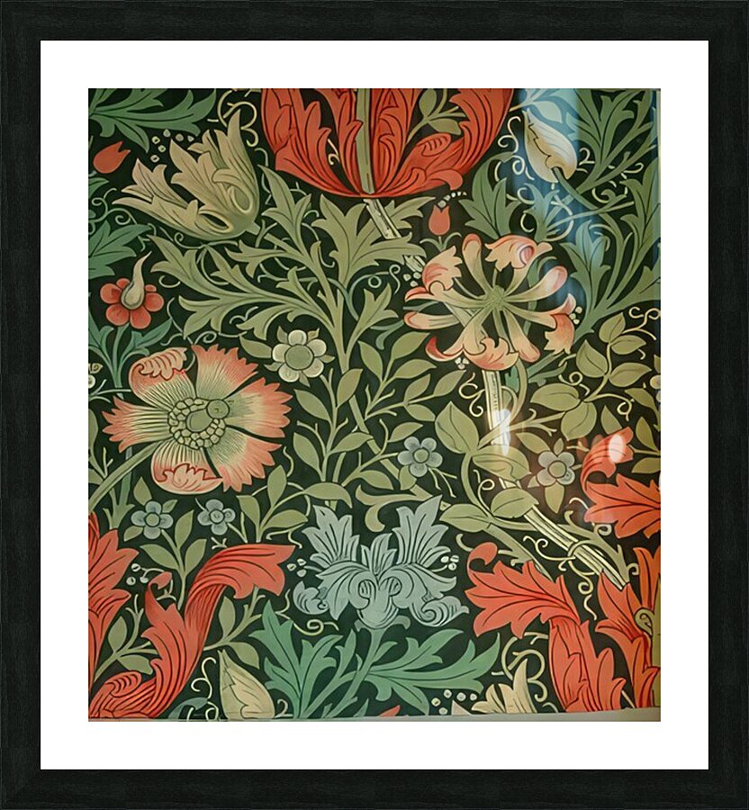 William Morris 24 Picture Frame print