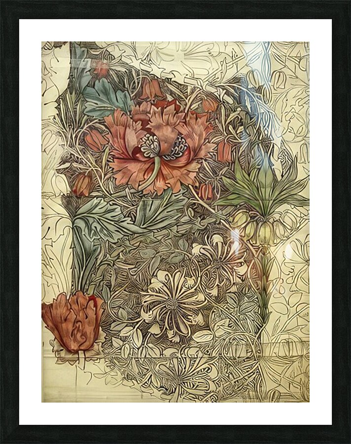 William Morris 47 Picture Frame print