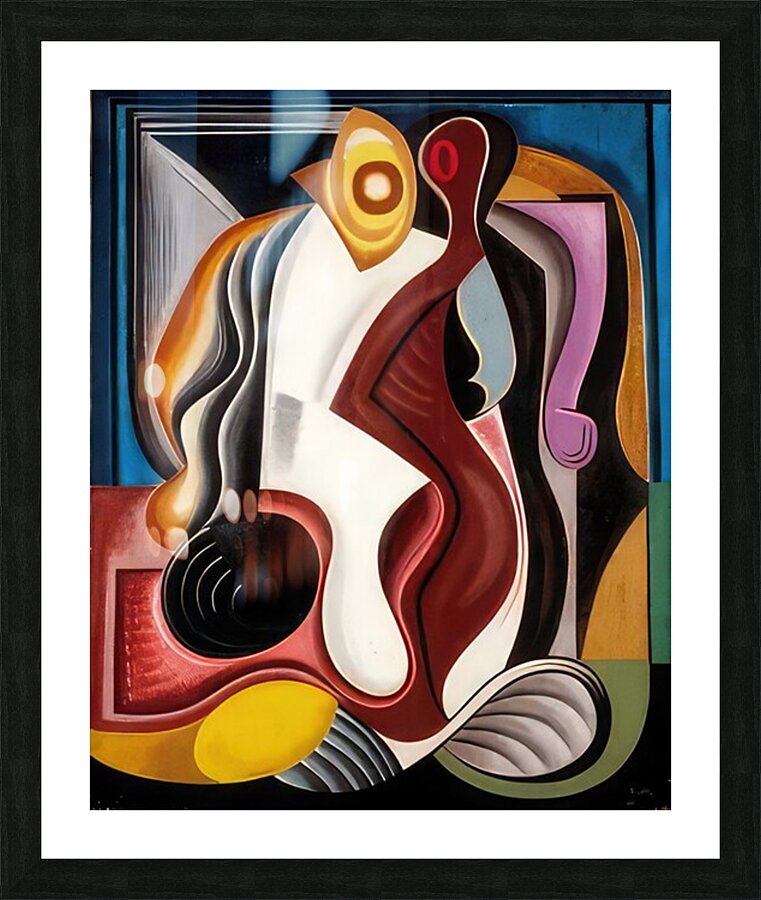 Auguste Herbin 4 Picture Frame print