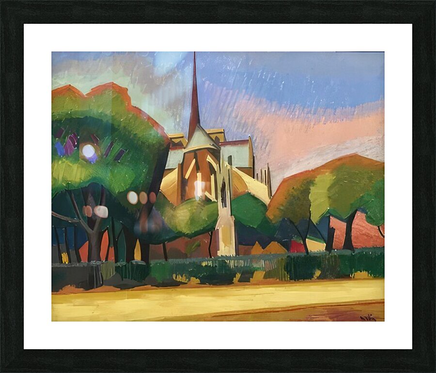 Auguste Herbin 9 Picture Frame print