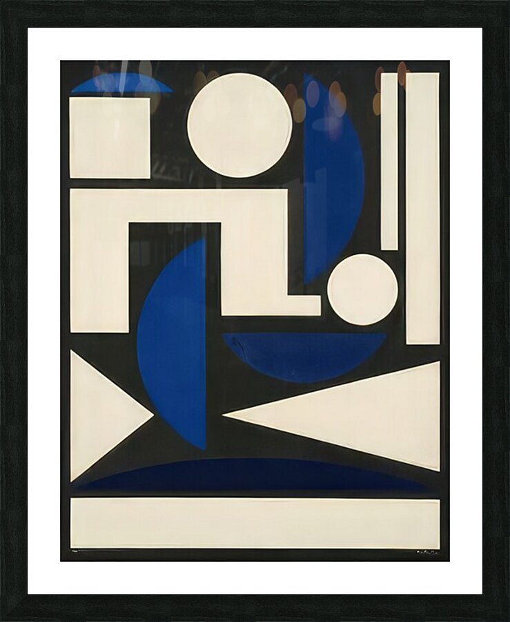 Auguste Herbin 12 Picture Frame print