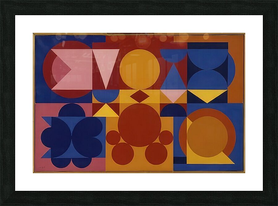 Auguste Herbin 13 Picture Frame print