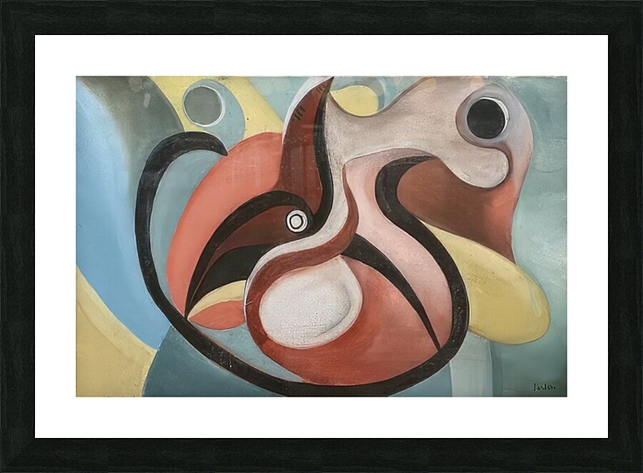 Auguste Herbin 25 Picture Frame print