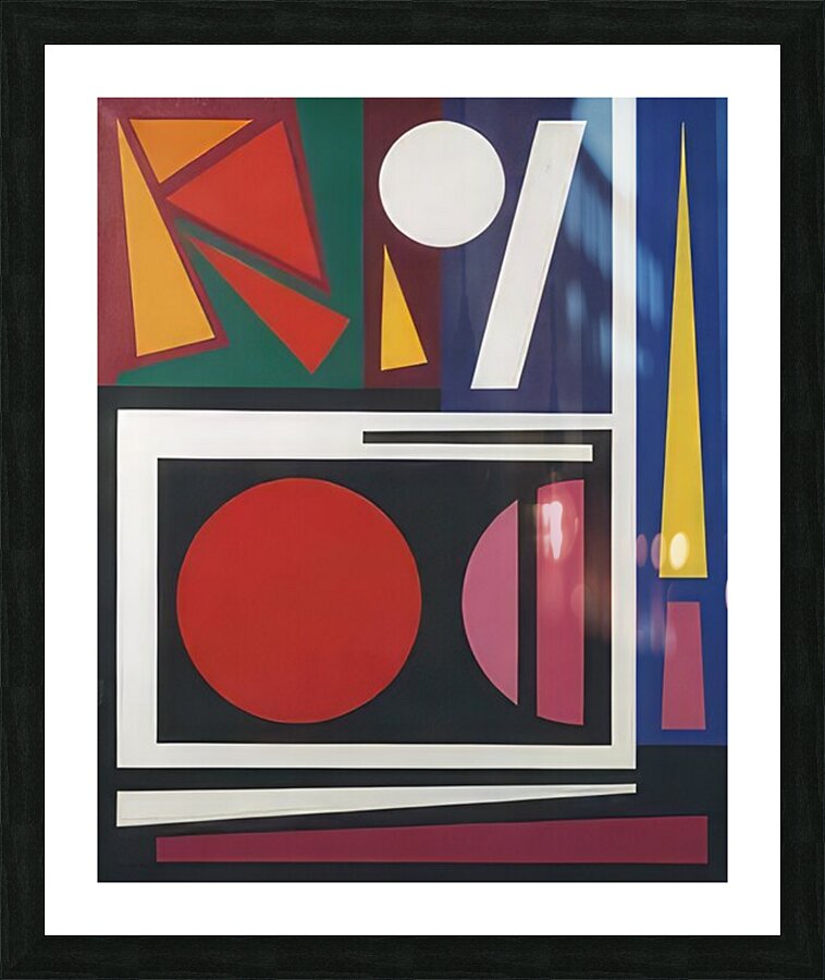 Auguste Herbin 36 Picture Frame print