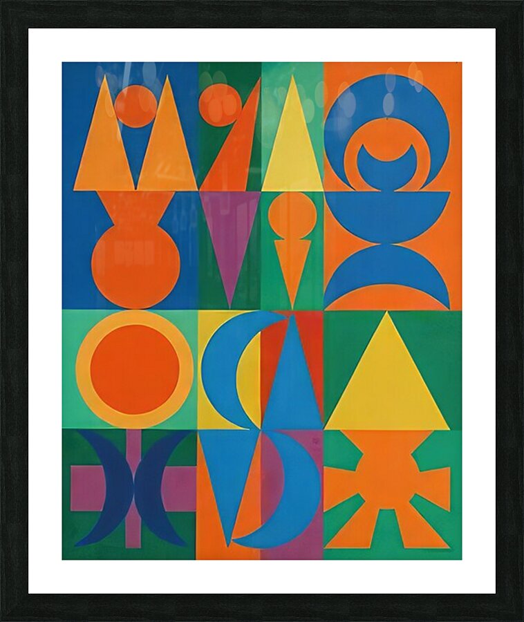 Auguste Herbin 38 Picture Frame print