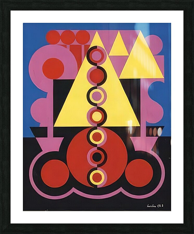 Auguste Herbin 47 Picture Frame print