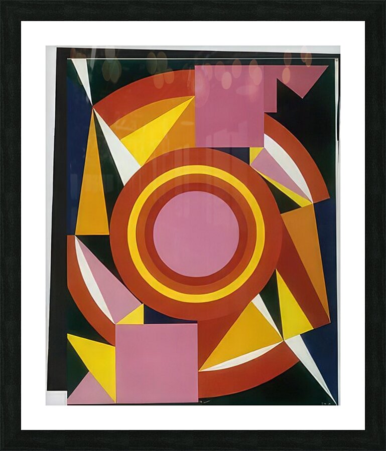 Auguste Herbin 51 Picture Frame print