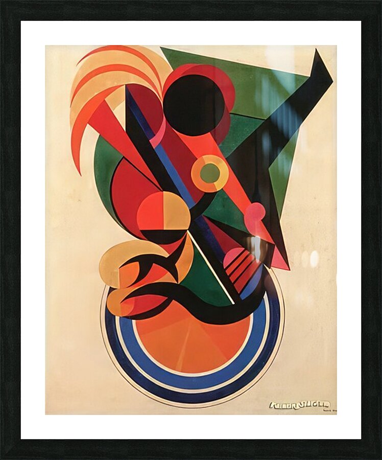 Auguste Herbin 53 Picture Frame print