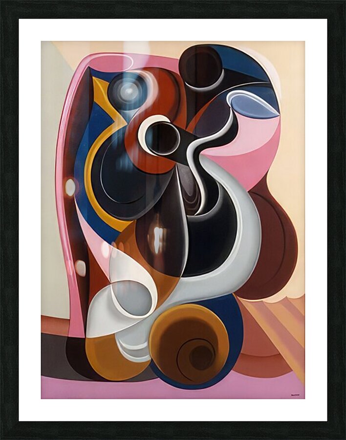 Auguste Herbin 54 Picture Frame print