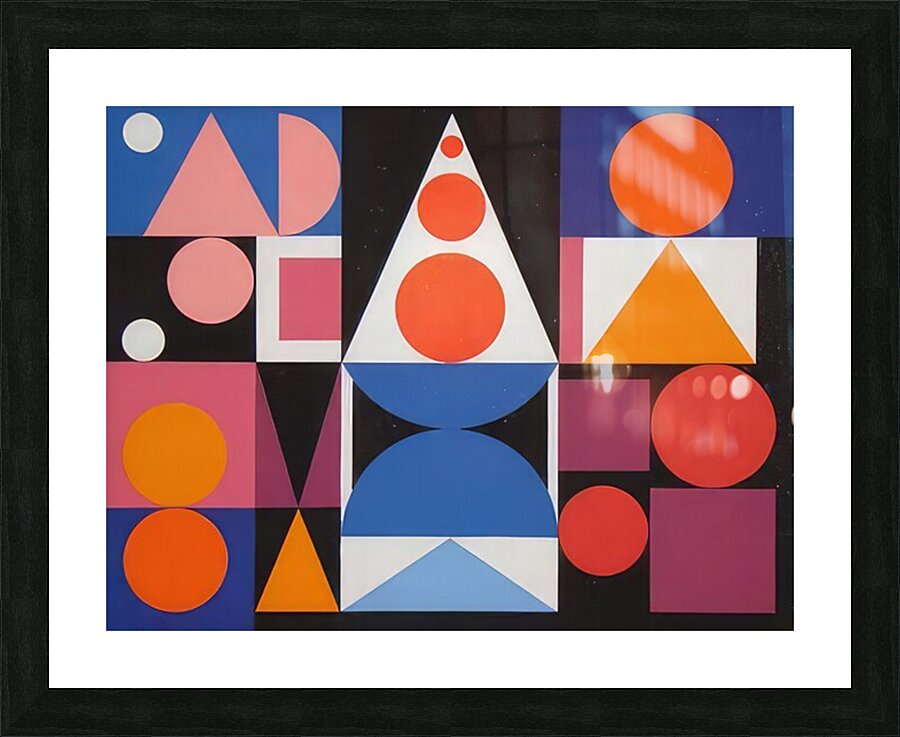 Auguste Herbin 4 Picture Frame print