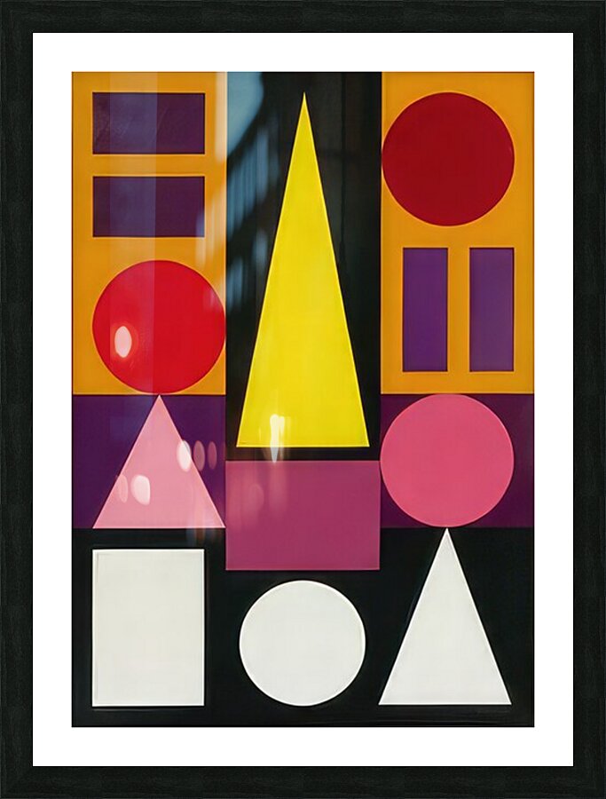 Auguste Herbin 11 Picture Frame print