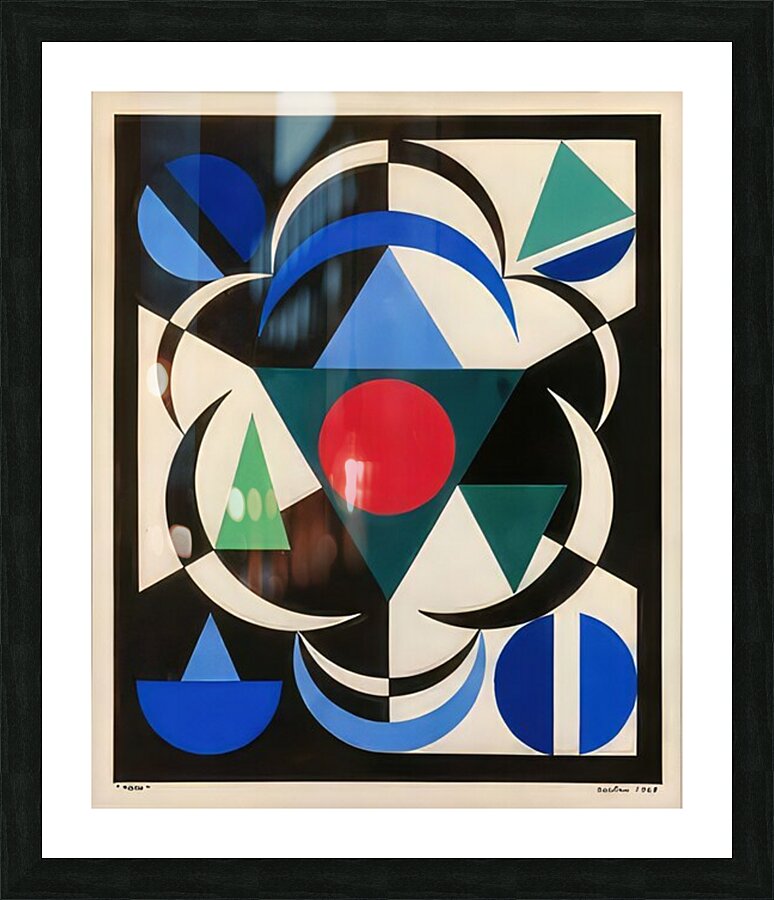 Auguste Herbin 12 Impression et Cadre photo