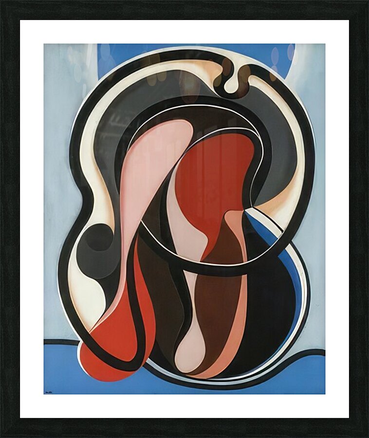 Auguste Herbin 17 Picture Frame print