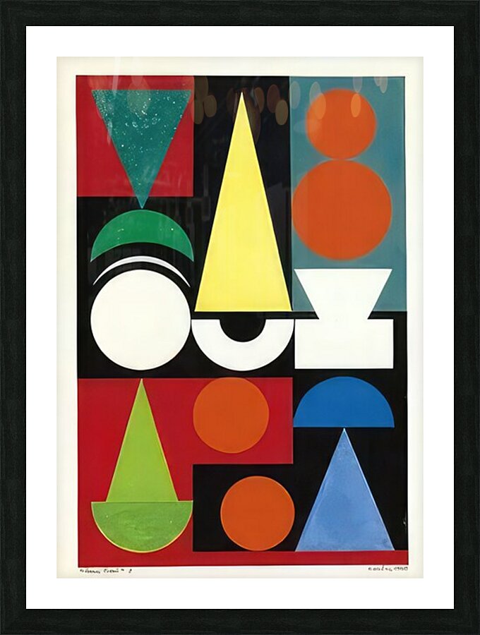 Auguste Herbin 23 Picture Frame print