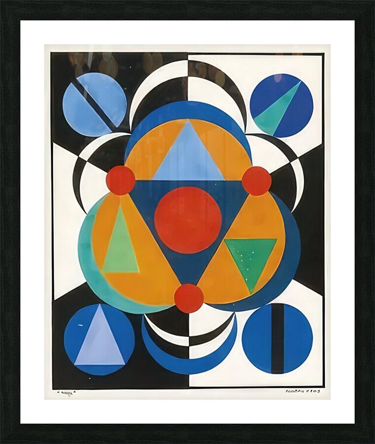 Auguste Herbin 26 Picture Frame print
