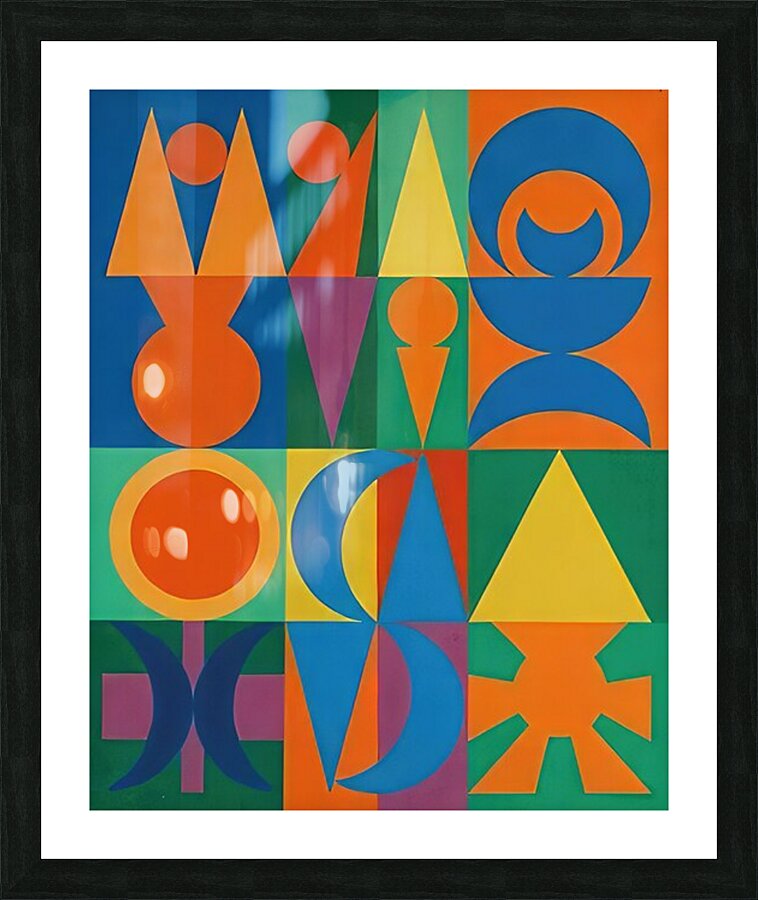 Auguste Herbin 27 Picture Frame print
