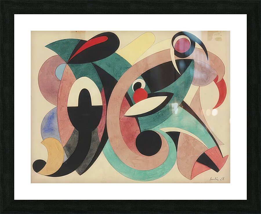 Auguste Herbin 28 Picture Frame print