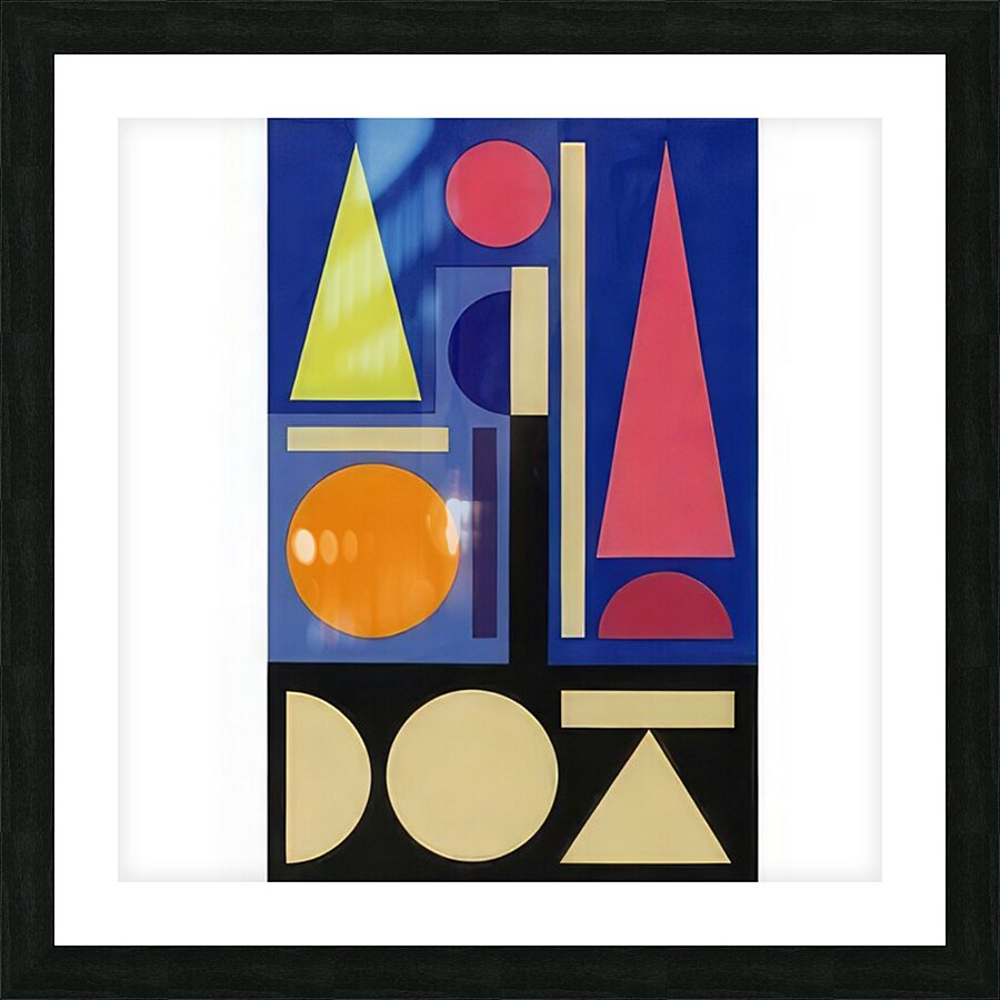 Auguste Herbin 34 Picture Frame print
