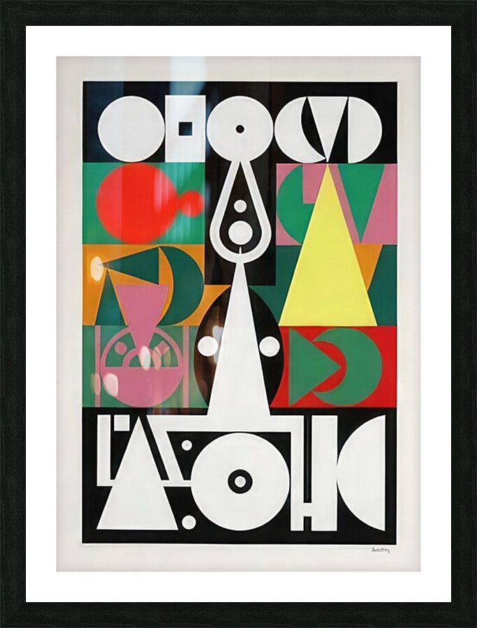 Auguste Herbin 36 Picture Frame print