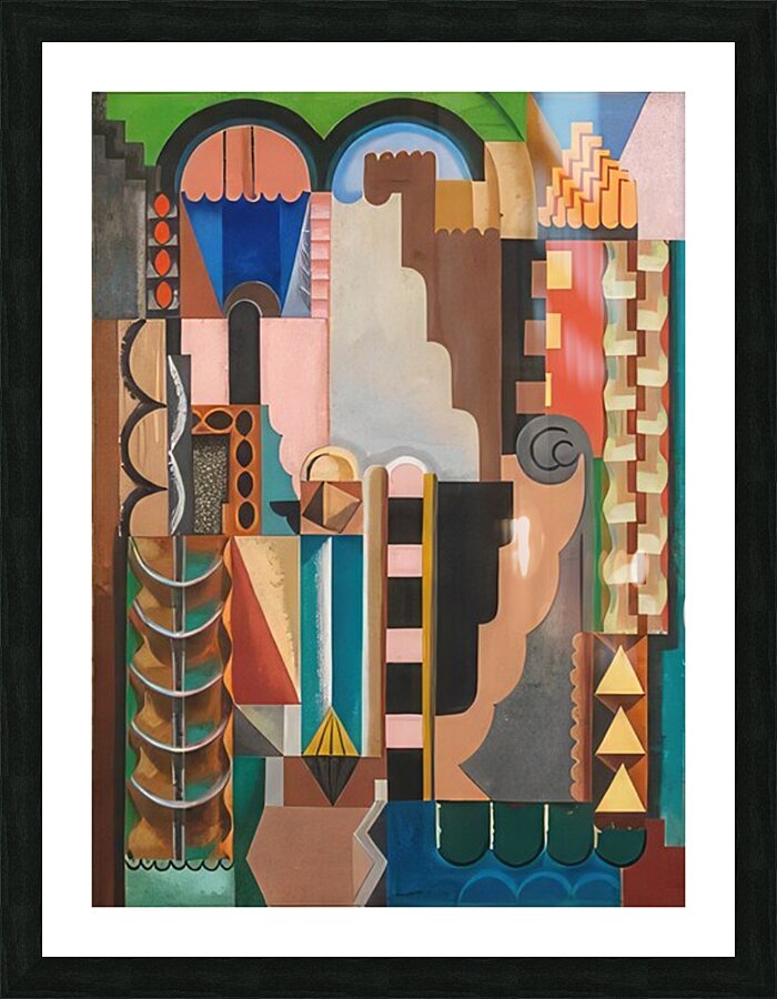 Auguste Herbin 37 Picture Frame print