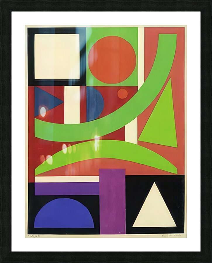 Auguste Herbin 42 Picture Frame print