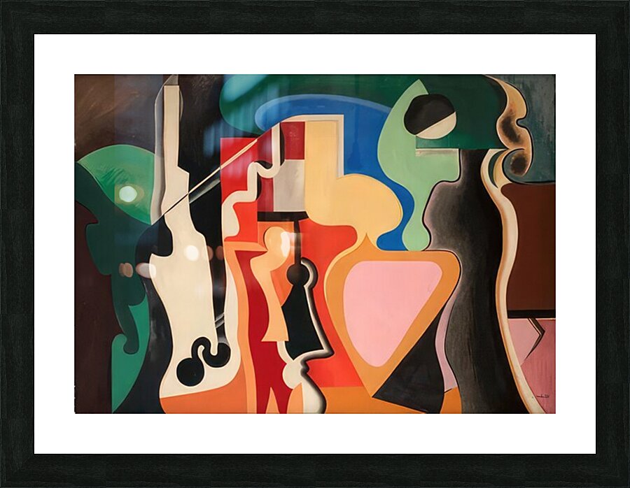 Auguste Herbin 45 Picture Frame print