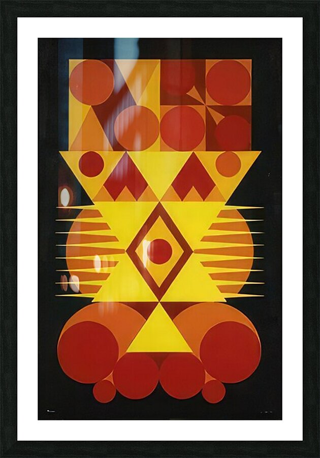 Auguste Herbin 46 Picture Frame print