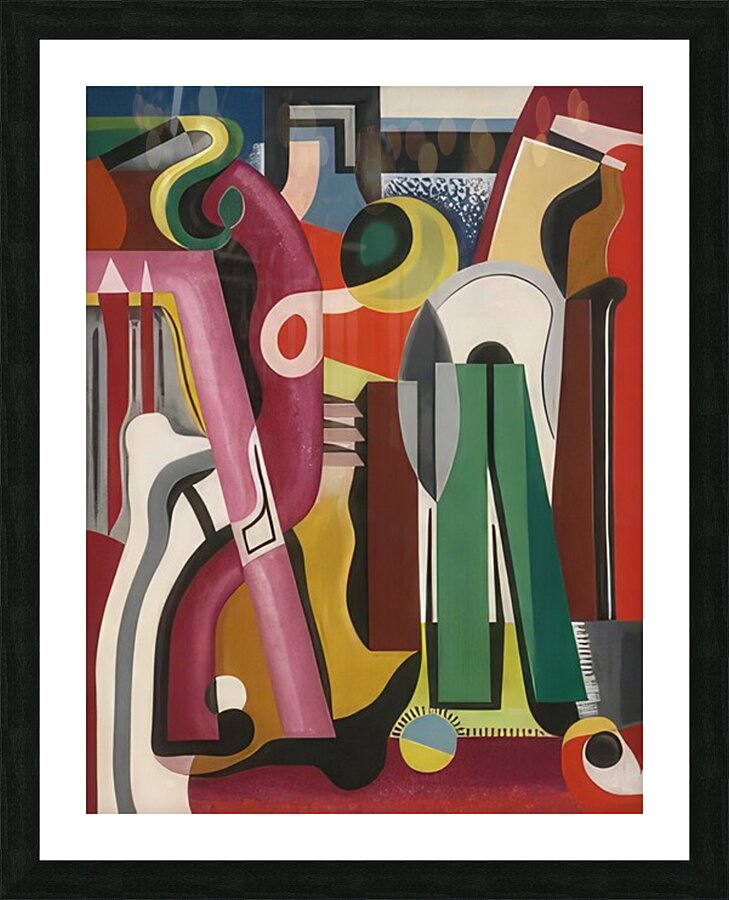 Auguste Herbin 48 Picture Frame print