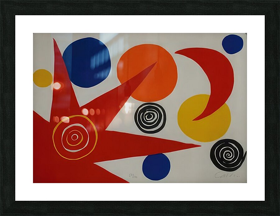 Alexander Calder 4 Picture Frame print
