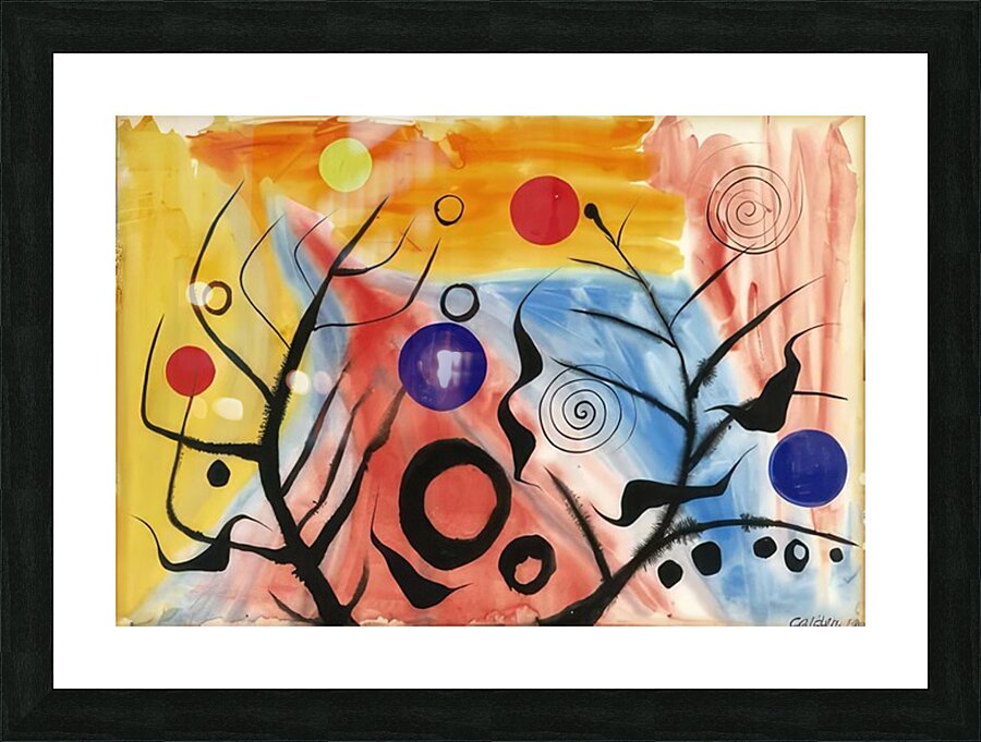 Alexander Calder 17 Picture Frame print