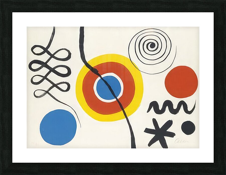 Alexander Calder 24 Picture Frame print