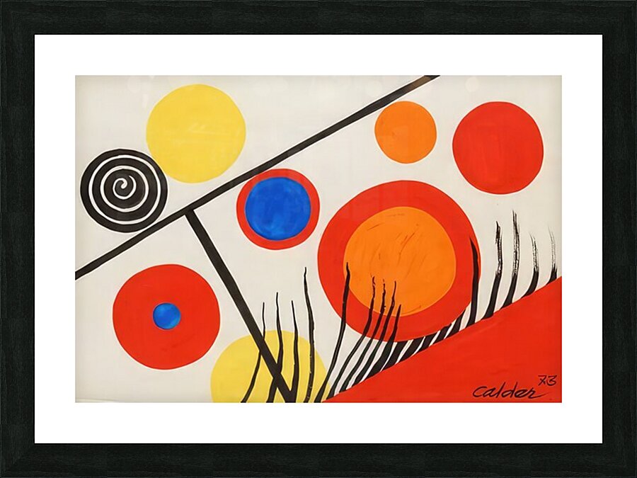Alexander Calder 48 Picture Frame print
