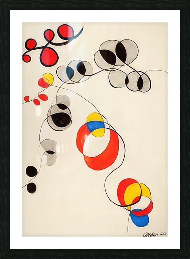 Alexander Calder 59 Picture Frame print
