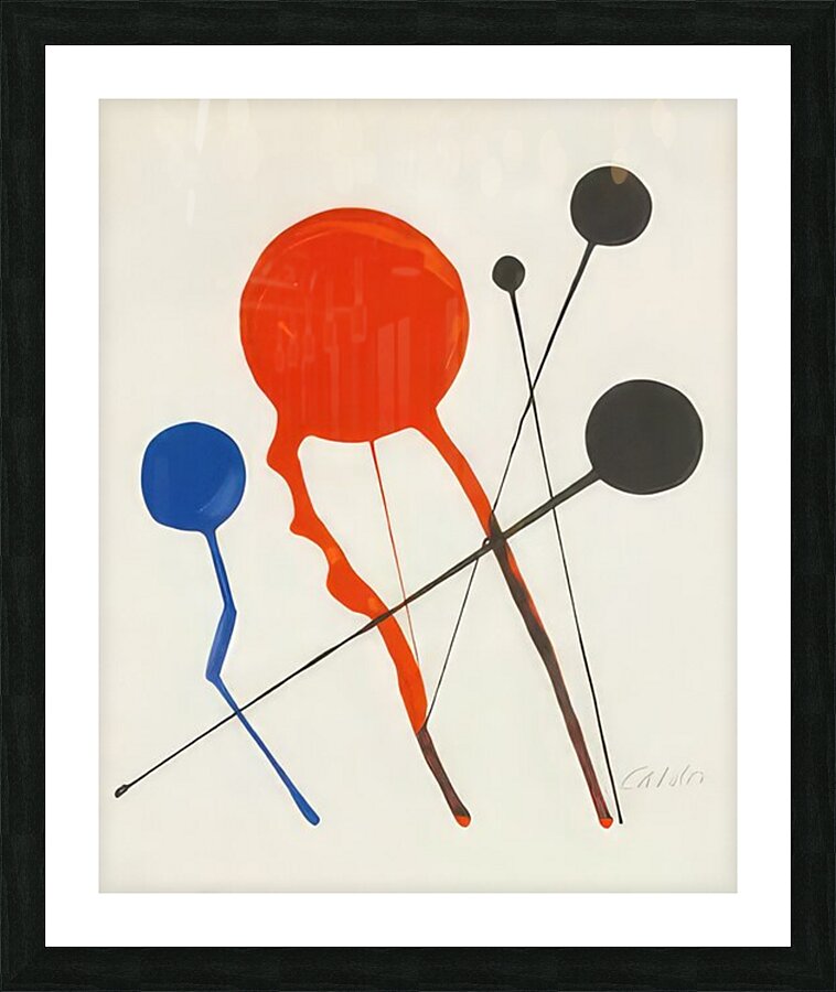 Alexander Calder 4 Picture Frame print