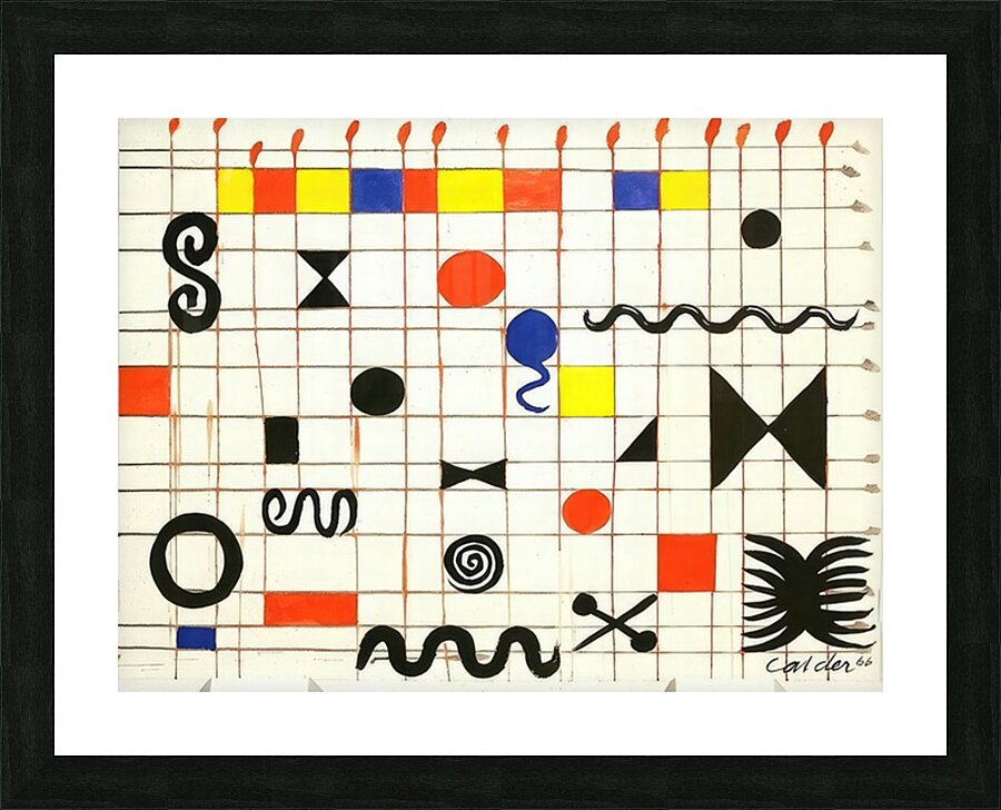 Alexander Calder 47 Picture Frame print