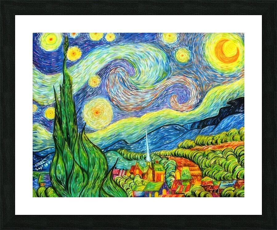 Vincent van Gogh 3 Picture Frame print