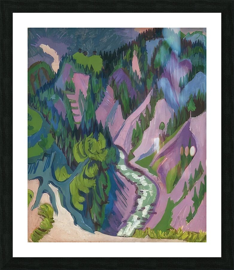 Ernst Ludwig Kirchner 18 Picture Frame print