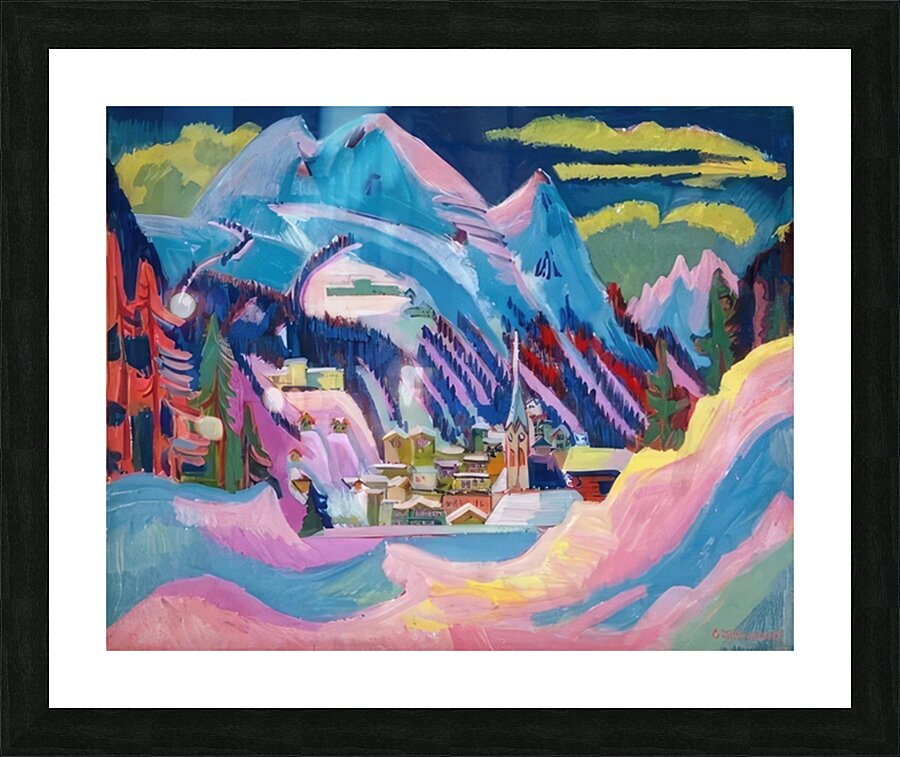 Ernst Ludwig Kirchner 45 Picture Frame print