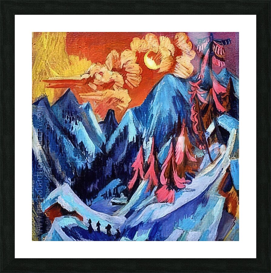 Ernst Ludwig Kirchner 47 Picture Frame print