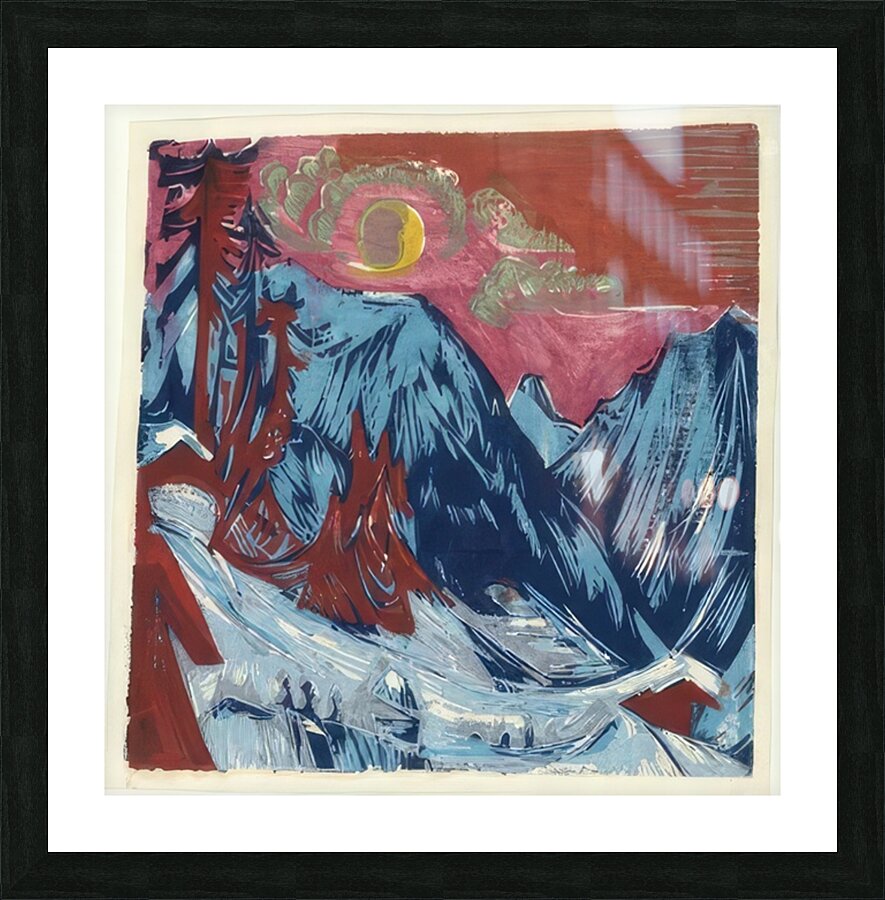 Ernst Ludwig Kirchner 50 Picture Frame print