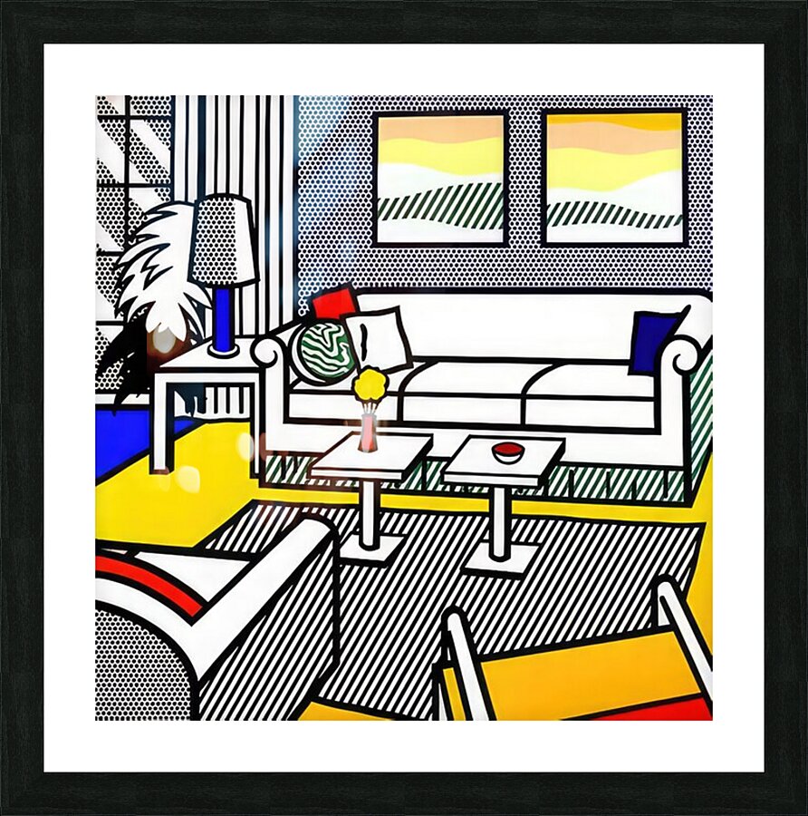 Roy Lichtenstein 20 Picture Frame print