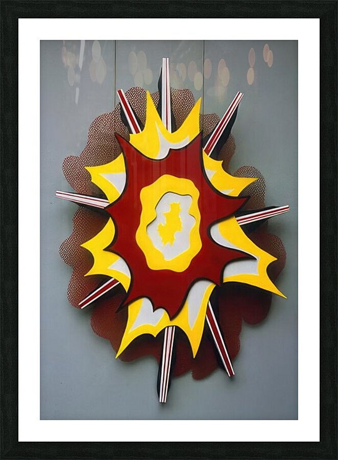 Roy Lichtenstein 35 Picture Frame print